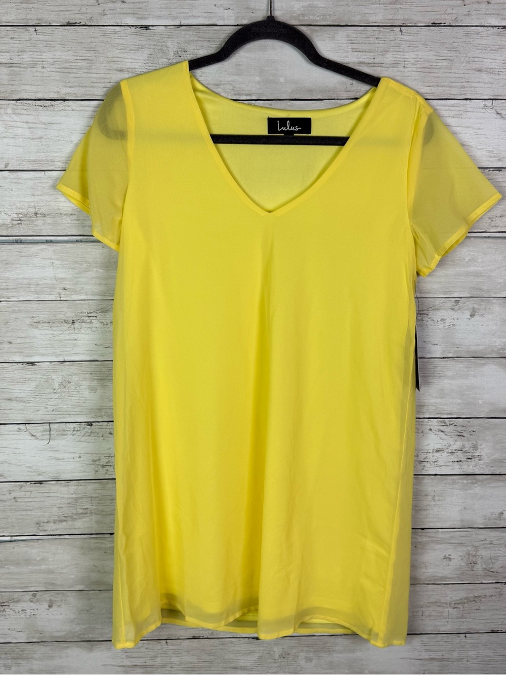 Lulus Freestyle V Neck Shift Dress Size XS